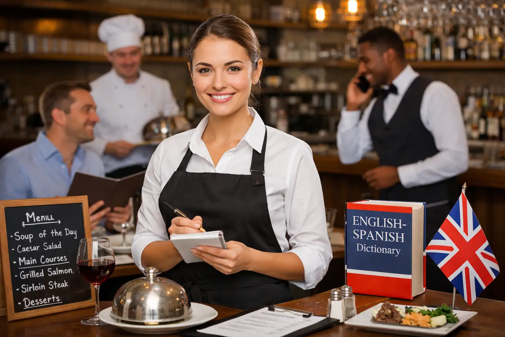 Inglés profesional para servicios de restauración online gratis