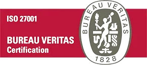 Logo ISO 27001 Bureau Veritas Certification